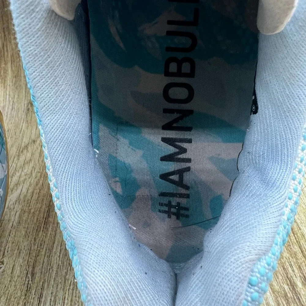 NOBULL Superfabric Women's Size 6.5 Blue Camo‎ Athletic Trainer Shoes Sneakers